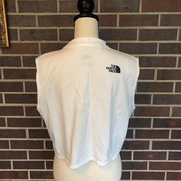 NWT NEW The North Face Womens Coordinates Mock-Neck Tank Top Crop White Size XL - Picture 3 of 10